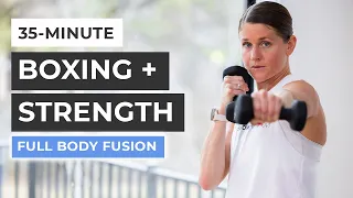 35-Minute Strength and Boxing Workout (Full Body)