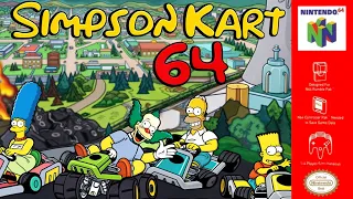 Simpsons Kart 64 - Hack of Mario kart 64 [N64]