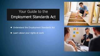 An Introduction to Your Guide to the Employment Standards Act