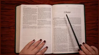 1 Peter | whispered Bible reading | Christian ASMR