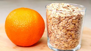 1 cup oatmeal and 2 oranges. 🔝6 recipes that will drive you crazy in just 15 minutes