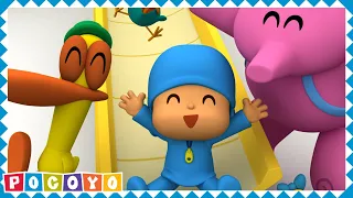 🎢 Big Scary Slide 🎢 [Ep13] FUNNY VIDEOS and CARTOONS for KIDS of POCOYO in ENGLISH