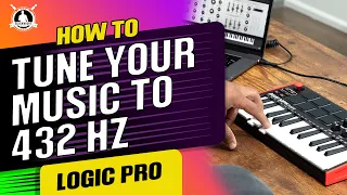 (2020 edition) How to convert your music to 432Hz in Logic Pro