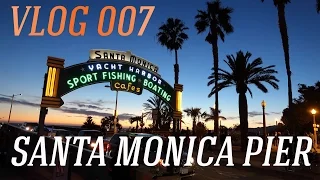 Утро в Лос Анжелесе, прогулка по пирсу Santa Monica, Bubba Gump, Sunset, 8 марта 2017