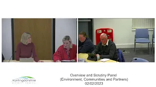 Overview and Scrutiny Panel (Environment, Communities and Partners) 02/02/2023