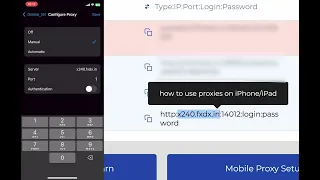 Как настроить прокси на iPhone/iPad