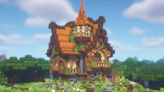 شرح بناء بيت كبير و جميل من العصور الوسطى في ماين كرافت Building a medieval house in Minecraft