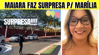 Maiara vai até a casa de Marília Mendonça e faz SURPRESA emocionante.  Veja o vídeo da surpresa!