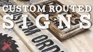 Making a Sign With a Router