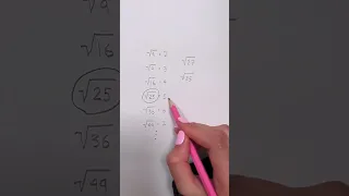 Mentally calculate any square root trick! 🤔 #math #maths #mathematics #mathstricks #shorts