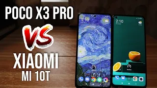 POCO X3 PRO VS XIAOMI MI 10T