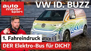 VW ID. Buzz - besser als T7 und T6.1? Der erste Fahreindruck I auto motor und sport