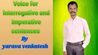 Voice for interrogative and imperative sentences