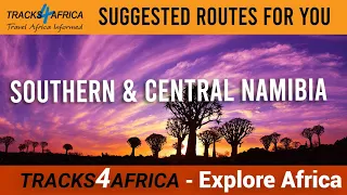 Tracks4Africa Suggested Routes - Southern & Central Namibia GPS Routes