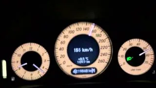 W211 E350 0-200 km/h