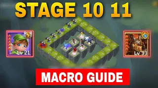 Forsaken Land - STAGE 10 11 | Macro Guide That You Need For Level 10 11| Castle Clash Forsaken Land