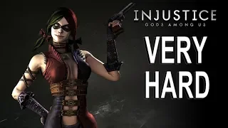 Injustice Gods Among Us - Harley Quinn Classic Battles (VERY HARD) NO MATCHES LOST