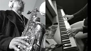 Jean-Jacques Goldman - "Puisque tu pars" - Acoustic Cover (Sax - James E. Green / Piano - John Revy)