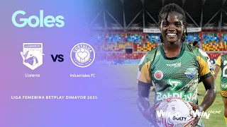 Llaneros vs. Industriales FC (goles) | Liga Femenina BetPlay Dimayor 2023 | Fecha 15