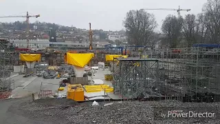 Besichtigung der Stuttgart 21 S21 Baustelle am 07 Januar 2018