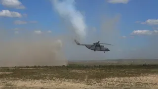 Выступление десантников с боевыми стрельбами на день ВДВ 02.08.2018 г. Paratroopers performance.