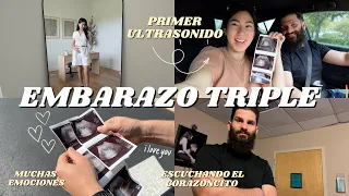 TRIPLE PREGNANCY!! + OUR FIRST ULTRASOUND 🥹