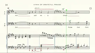 Hymn of grateful Praise [SATB] | Tenor + Accompaniment