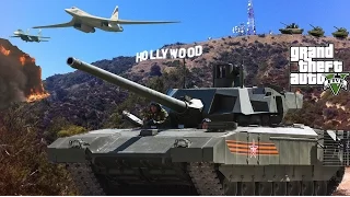 Битва за Лос Анджелес - RUSSIA ATTACKING Los Angeles IN USA, WITHOUT MERCY: GTA 5 Mods 2016