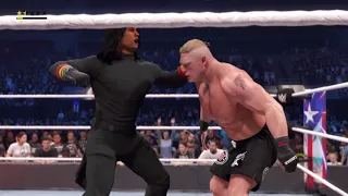 WWE 2K24 | Brock Lesnar vs Lynkas Vasilias | Legend Difficulty | WWE Backlash l Part 1/2