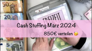 Cash Stuffing  März 2024 - Schritt für Schritt durch die Umschläge 🌸 Sparen mit der Umschlagmethode