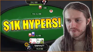 Highstakes Adventures - Playing the $1,000 Hyper Turbos vs the End Boss