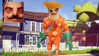 Hello Neighbor - My New Neighbor Summer (Secret Neighbor) Act 2 Trampoline Gameplay Walkthrough