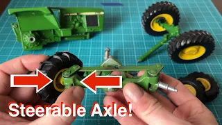 Front Axle Planning + Disassembly! Custom 1/16 John Deere 2755 Project Pt 4