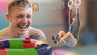 ULTIMATE GYMNASTICS CHALLENGE! In my 1st Gymnastics Club!? {'Nile Wilson Gymnastics'}