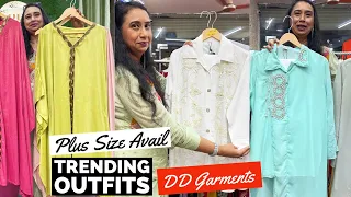 Decent Range of Cord Sets, Cotton Kurti Sets, Party Wear Embroidered Suits, Kaftans at DD Garment Ac