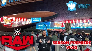 Season Premiere! WWE Raw at Barclays Center Vlog! - Brooklyn, NY 10.10.22