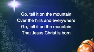 Go Tell it on the Mountain ~ Dolly Parton ~ lyric video