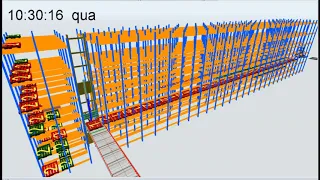 Pallet dispatch buffer sequencer with satellites