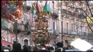 Candelora Cereo Panettieri - Prima uscita ufficiale - S.Agata 2013 - Parte 5/6