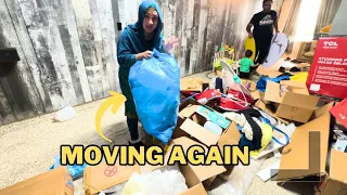 FIRST DAY OF MOVING TO TORONTO - House Cleaning, Declutter & Packing Again