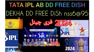 TATA IPL 2024 LIVE star utsav movies DD FREE DISH per NSS 6@95