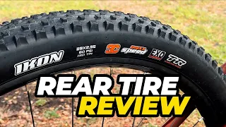 Maxxis Ikon Tire Review as a Rear Tire for XC Cross Country Riding/Racing MTB FAST Rolling + Grippy