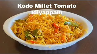 Kodo Millet Tomato Idiyappam | How to make Millet Idiyappam Flour | Varagarisi Idiyappam | Millet