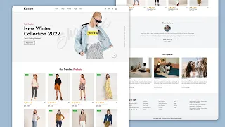 How To Make Ecommerce Website Using HTML And CSS Step By Step | Complete Responsive Design