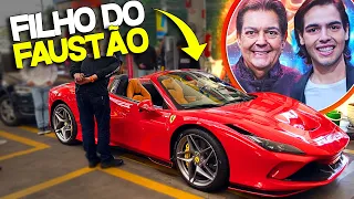 FILHO DO FAUSTÃO BUGOU AV EUROPA DE FERRARI F8 TRIBUTO🔥