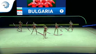 Bulgaria - 2019 Rhythmic Gymnastics Europeans, junior groups 5 ribbons qualification