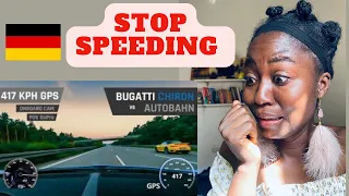My Heartbeats Fast 😱watching Bugatti Chiron on Autobahn - 417 KPH (GPS) On-Board CAM | POV GoPro