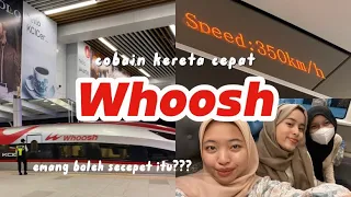 nyobain kereta cepat WHOOSH!🚅 emang boleh secepet itu???