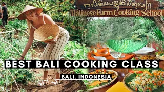 MEMASAK MAKANAN INDONESIA DI BALI | KELAS MEMASAK ORGANIK | BALI VLOG # 048