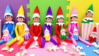 Elf on the Shelf All Colors Saying Goodbye!! Day 24